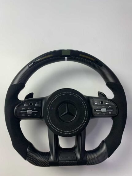 LED Steering Wheel Cla 200 W211W205 W212 W176 W164 809Y 809p 223 for Mercedes benz X164 Steering Wheel carbon fiber Luxury Car Wheel