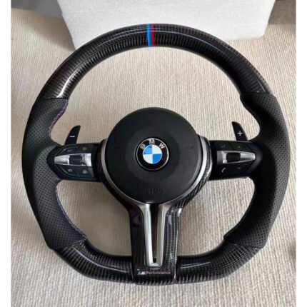 Full Alcantara LCI Steering Wheel for BMW G01 X5 G05 G20 G22 G30 M2 G87 M3 G80 M4 G82 G42 M5 F90 F80 F82 M240i