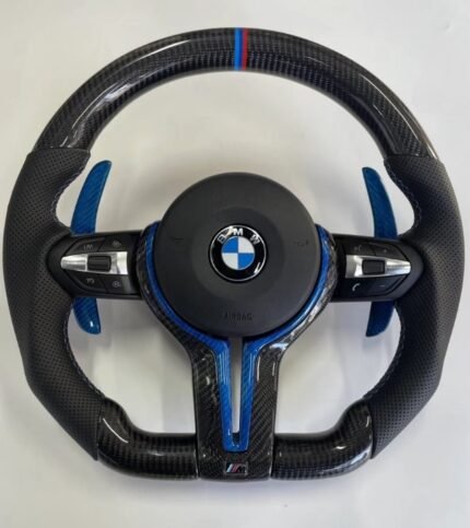 Bestselling Unique Design M Performance Blue Trim Steering Wheel for BMW F30 F31 F01 F02 F20 F21 F22 F23 F32 F33